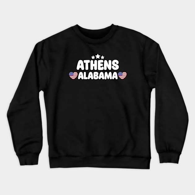 Athens Alabama Crewneck Sweatshirt by Ericokore